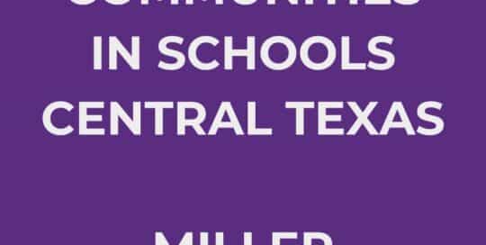 Communities in Schools Central Texas Miller