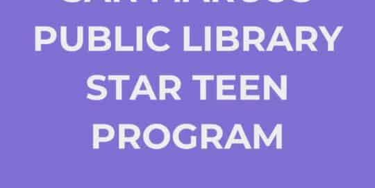 San Marcos Public Library Star Teen Program